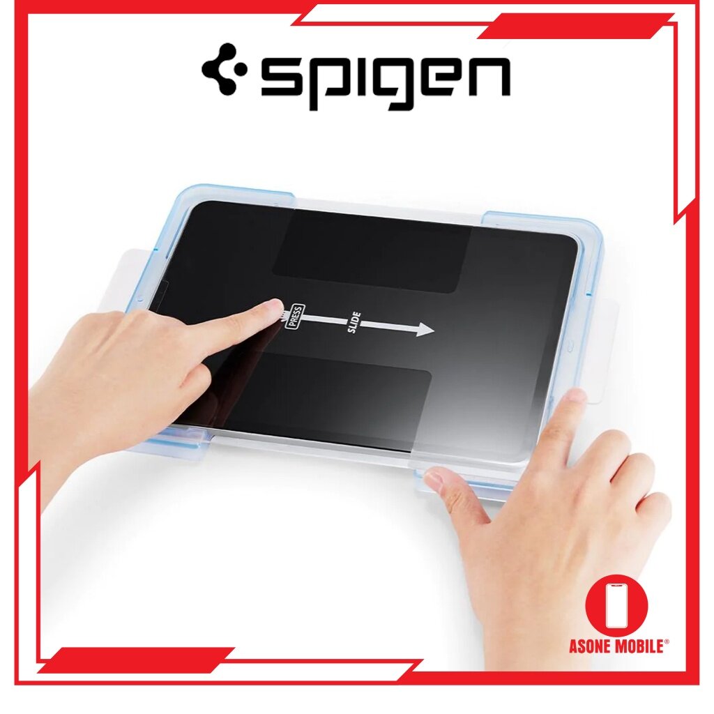 Spigen iPad Air 10.9" Screen Protector EZ FIT GLAS.tR Tempered Glass Screen