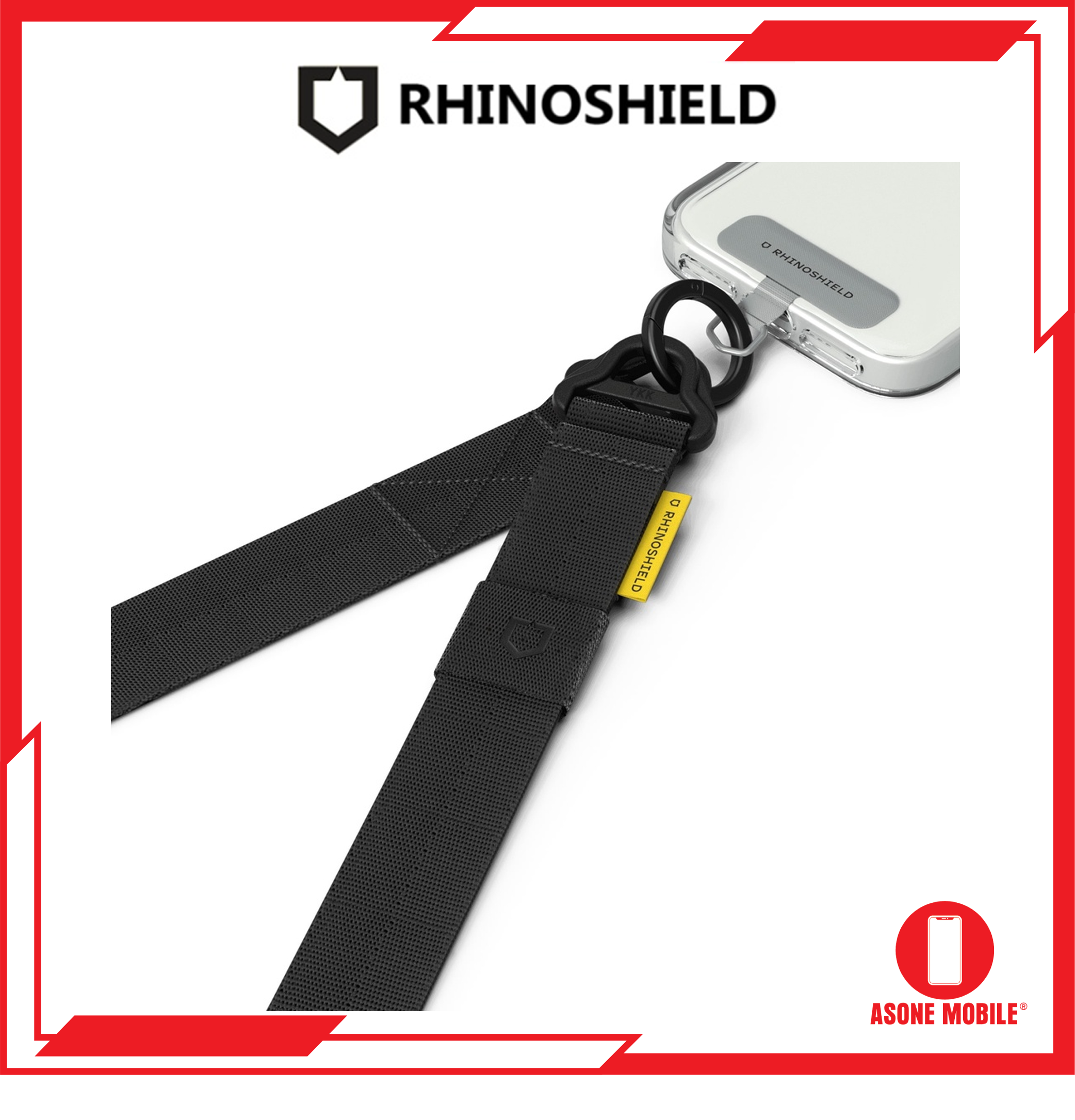 Lanyard Crossbody Utiliti RhinoShield *tanpa kad lanyard* untuk iPhone Android Samsung Galaxy Vivo Oppo Huawei
