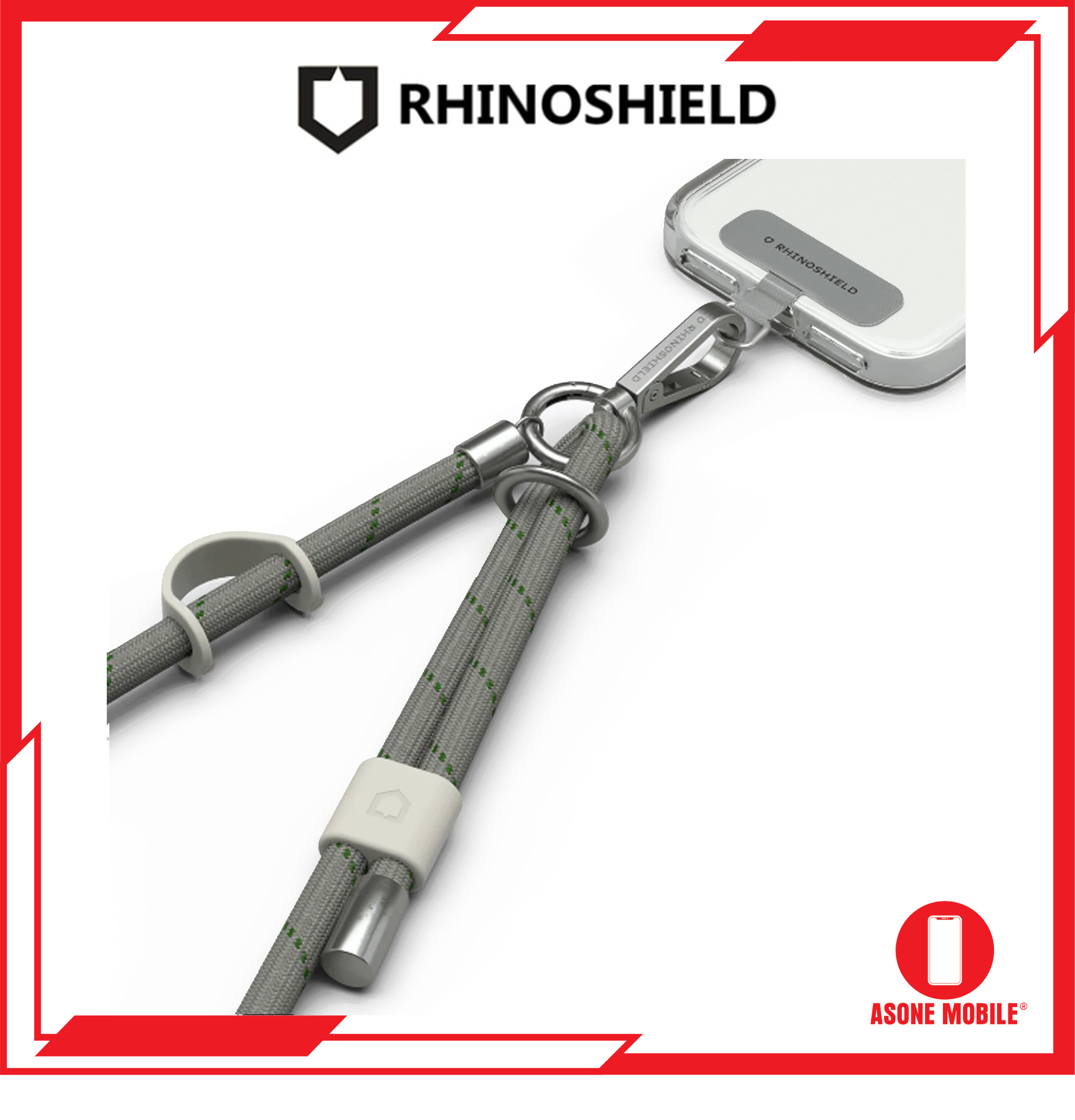RhinoShield Braided Crossbody Lanyard *without lanyard card* for iPhone Android Samsung Galaxy Huawei Xiaomi Vivo Oppo