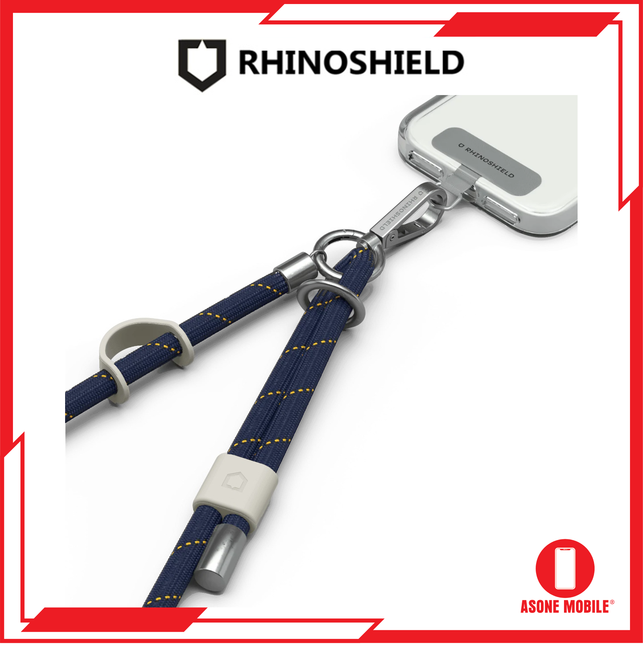 RhinoShield Braided Crossbody Lanyard *without lanyard card* for iPhone Android Samsung Galaxy Huawei Xiaomi Vivo Oppo