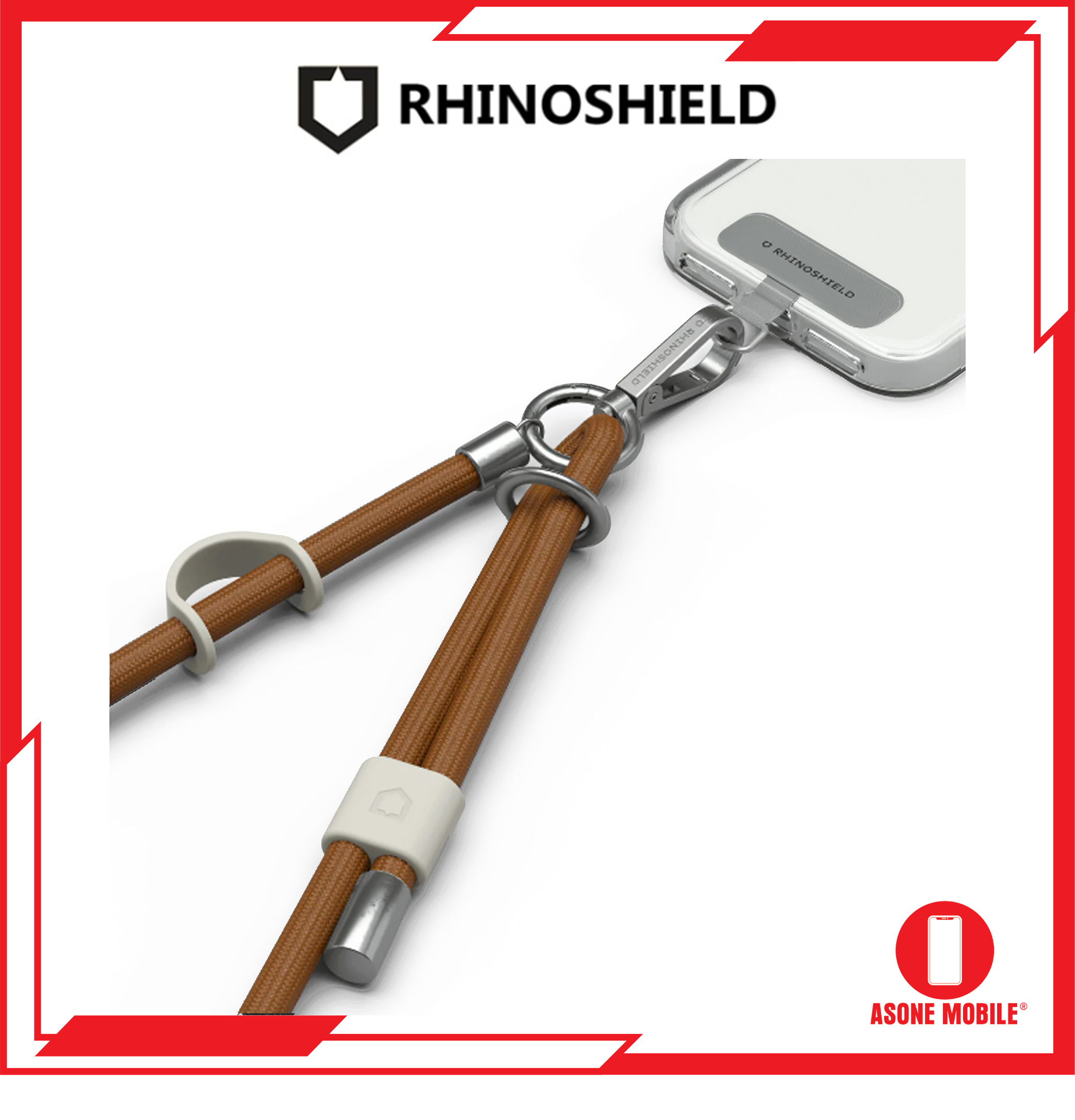 RhinoShield Braided Crossbody Lanyard *without lanyard card* for iPhone Android Samsung Galaxy Huawei Xiaomi Vivo Oppo