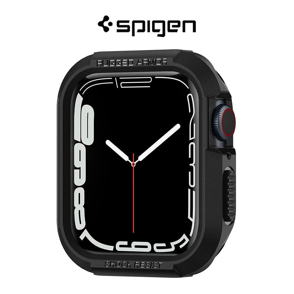 Spigen Watch Series 8/SE 2/7/SE/6/5/4 Case Rugged Armor Watch Casing Cover  (45mm/44mm)