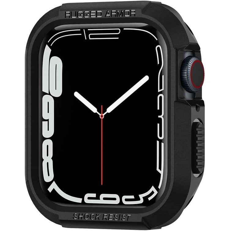 Jam Tangan Spigen Siri 8/SE 2/7/SE/6/5/4 Sarung Sarung Sarung Jam Tangan Perisai Lasak (45mm/44mm)