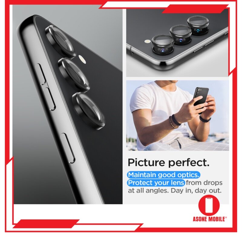 Spigen Galaxy S23 Plus/S23 Pelindung Lensa Kamera EZ Fit Optik Pro (2 Pek)