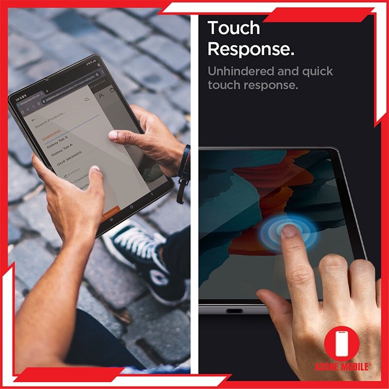 Spigen Galaxy Tab S8 EZ FIT GLAS.tR Kaca Terbaja Galaxy Tab S7 dengan Kit Pemasangan