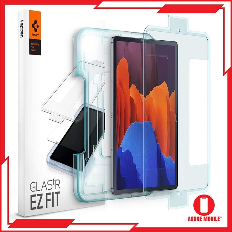 Spigen Galaxy Tab S8+ EZ FIT GLAS.tR Galaxy Tab S7+ Kaca Terbaja