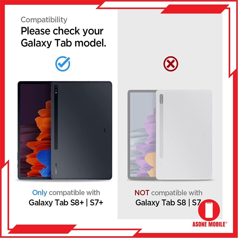 Spigen Galaxy Tab S8+ EZ FIT GLAS.tR Galaxy Tab S7+ Kaca Terbaja