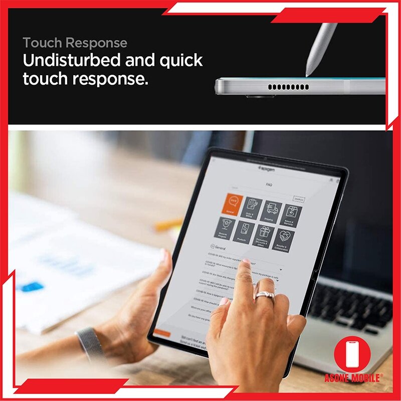 Spigen Galaxy Tab S8+ EZ FIT GLAS.tR Galaxy Tab S7+ Kaca Terbaja