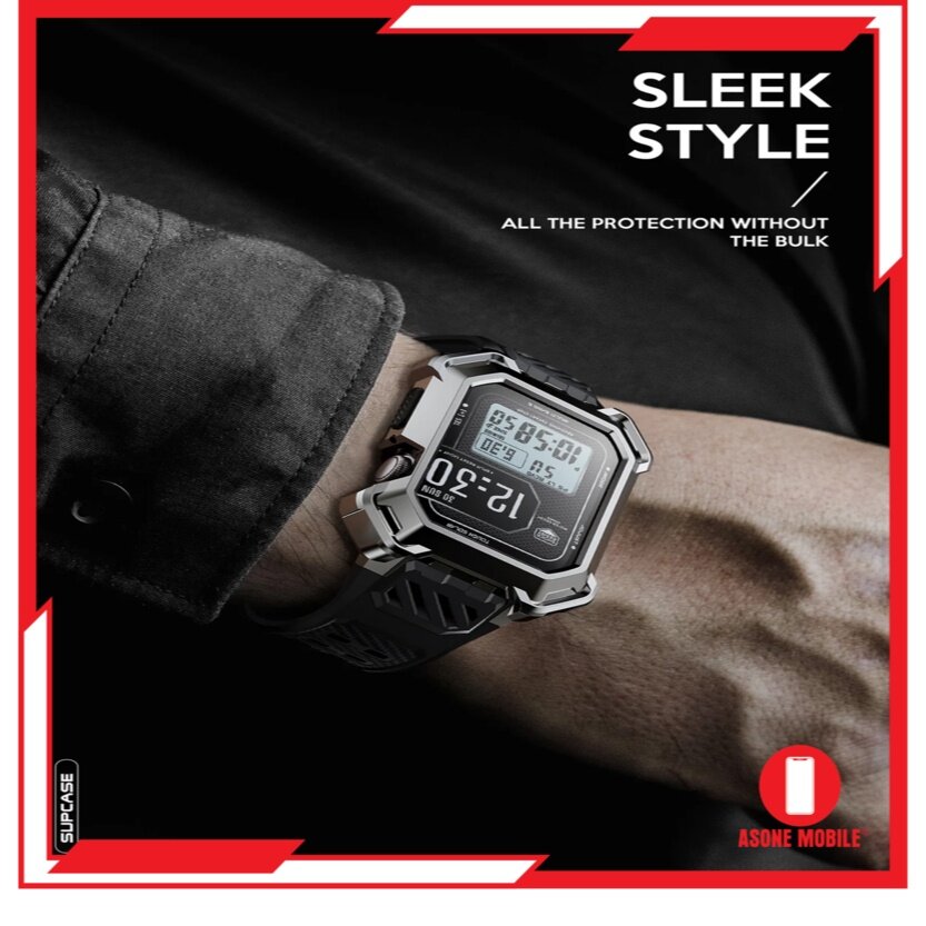 Unicorn Beetle PRO XT Sarung Jalur Jam Tangan Logam Lasak 44mm/45mm-Perak Serasi Untuk Jam Tangan Siri 4 / 5 / 6 / 7/8