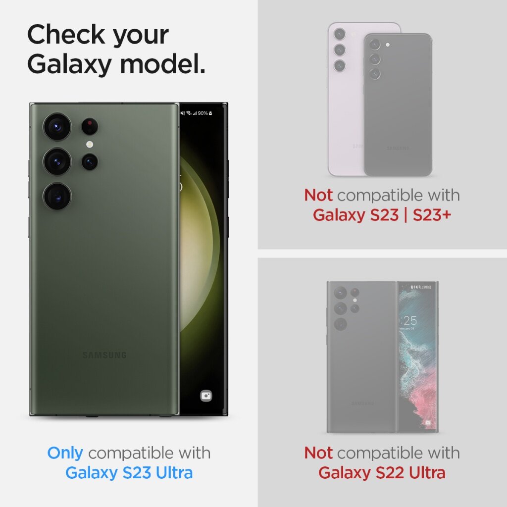Spigen Galaxy S23 Pelindung Lensa Kamera Ultra EZ Fit Optik Pro (2 Pek)