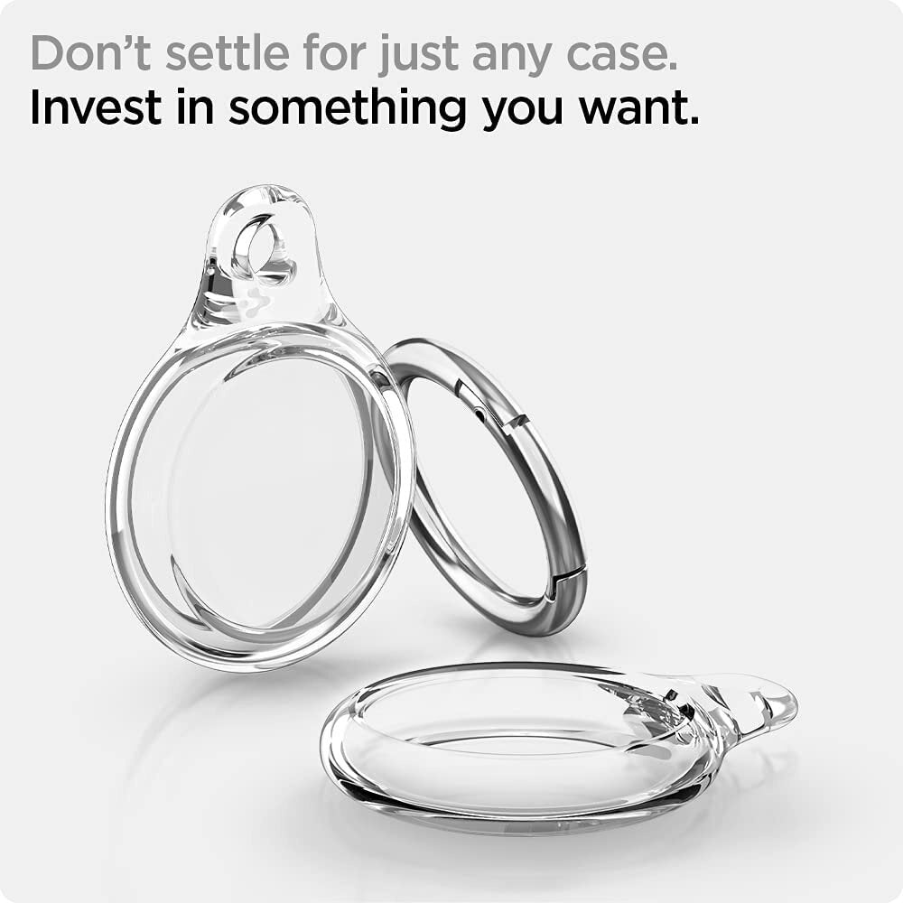 Spigen Apple AirTag Case Ultra Hybrid With Keychain Ring Casing AirTags