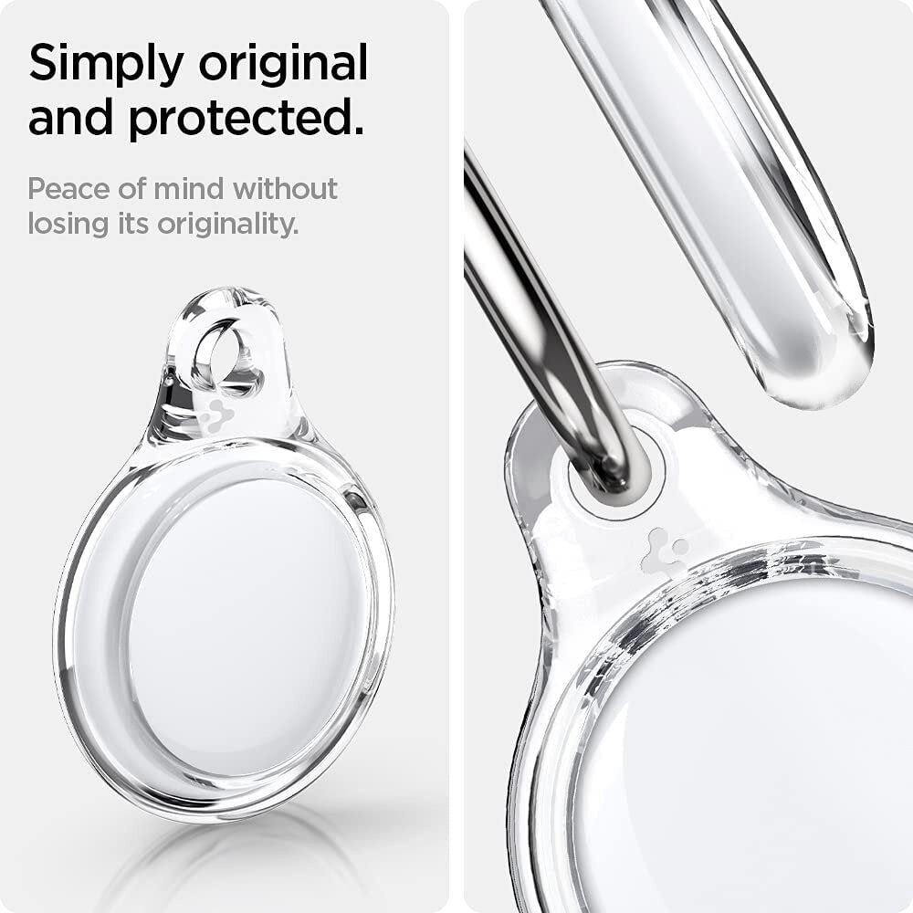 Spigen Apple AirTag Case Ultra Hybrid With Keychain Ring Casing AirTags