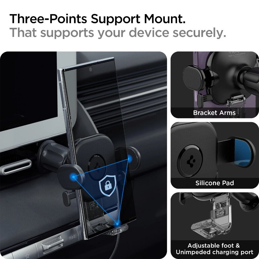 Spigen OneTap UTS12 Air Vent Car Mount Pemegang Telefon Kereta Universal Pemegang Telefon Pemegang Aksesori Kereta