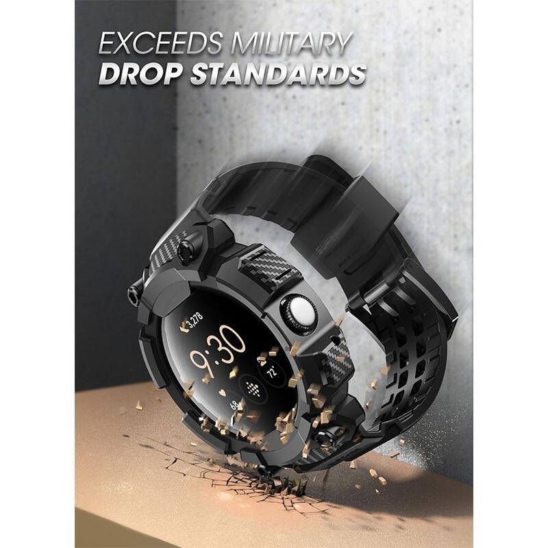 SUPCASE For Google Pixel Watch Case 41Mm (2022) UB Pro Rugged Protective Watch Case With Strap Band For Google Pixel Watch