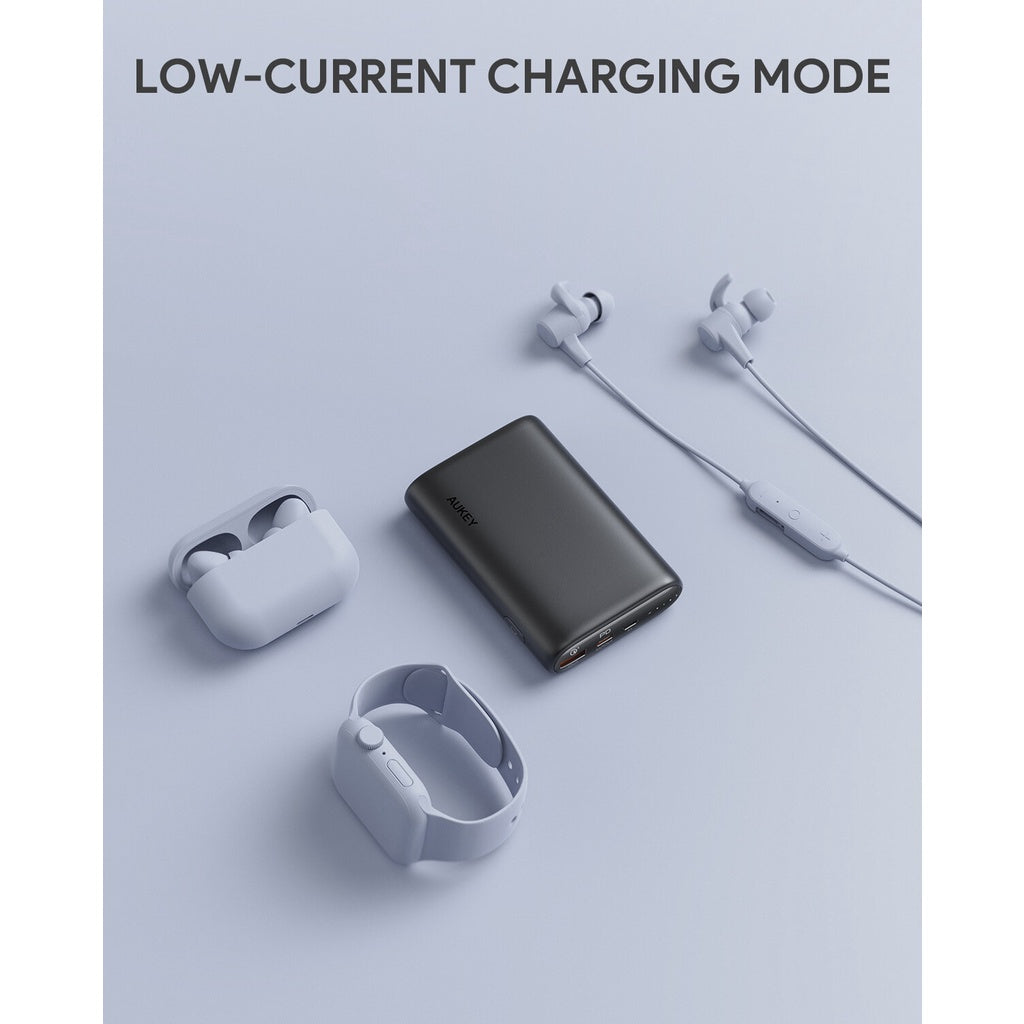 AUKEY PB-Y39 15000mAh 20W PD Power Bank Dengan Penghantaran Kuasa dan Caj Pantas 3.0