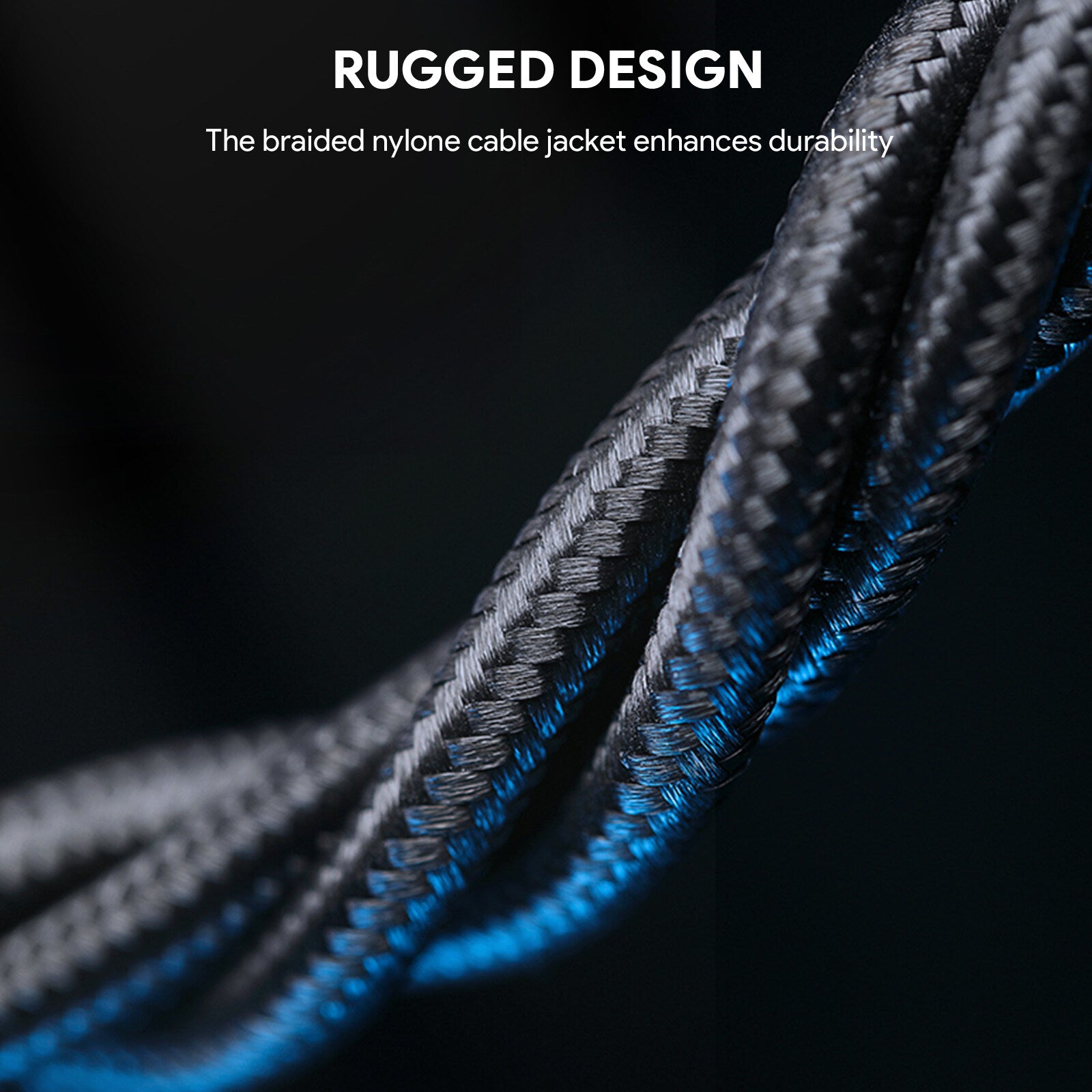 Aukey Circlet Blink 100W Aramid Fiber Core USB C ke USB C Kabel PD Kabel - CB-KCC101