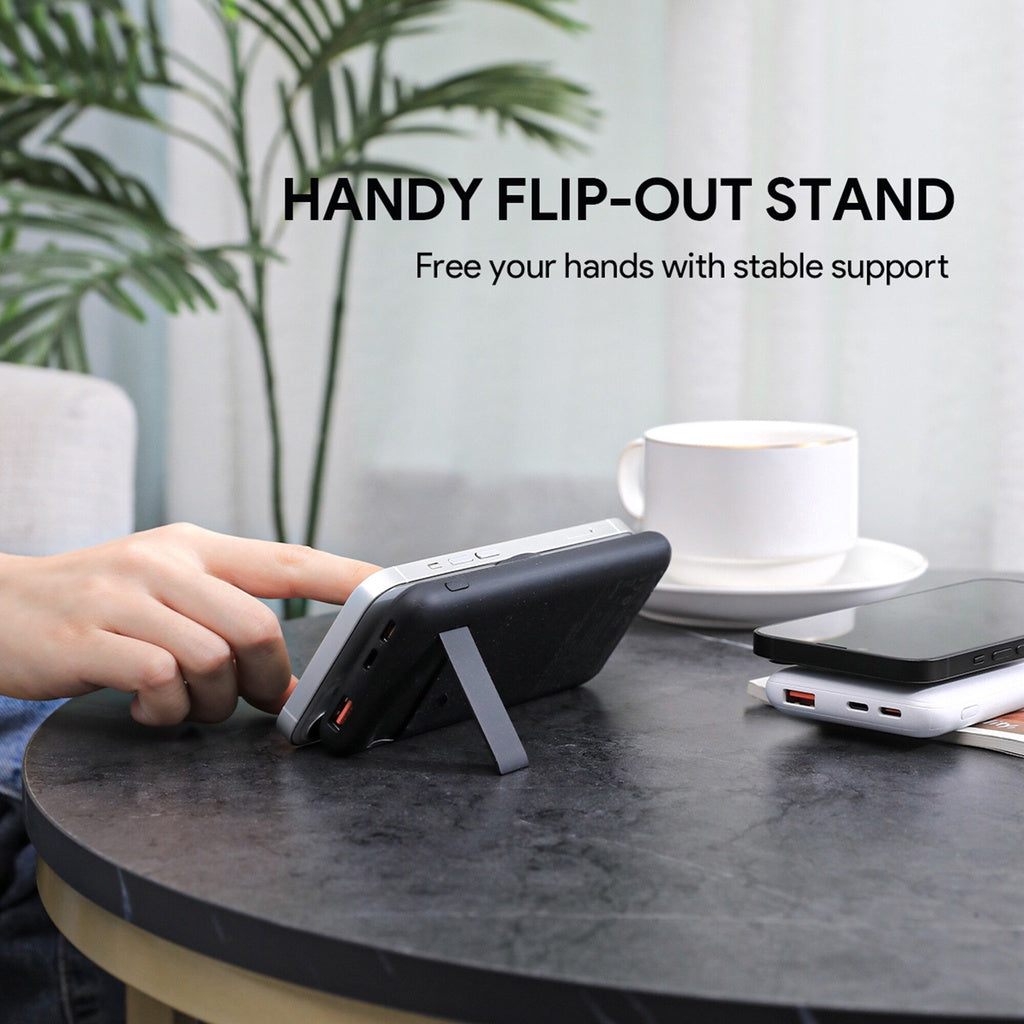 Aukey PB-WL02i MagAir 20W PD 10000mAh Bank Kuasa Pengecasan Wayarles Magnet