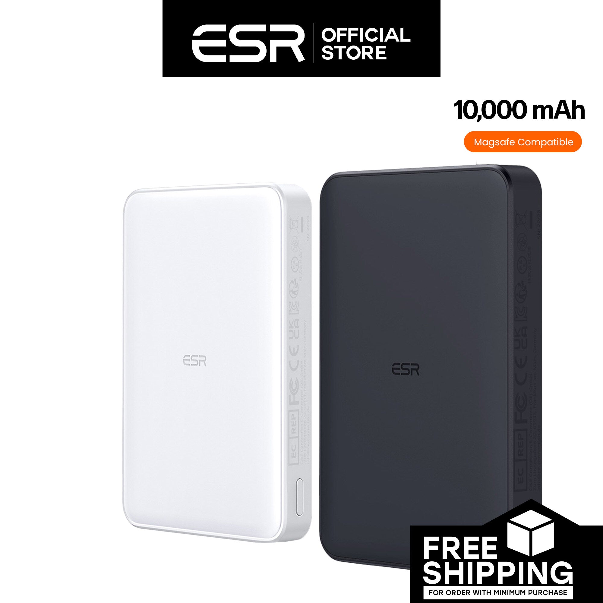 ESR HaloLock 20W PD 10000 mAh 10W Bank Kuasa Pengecasan Wayarles