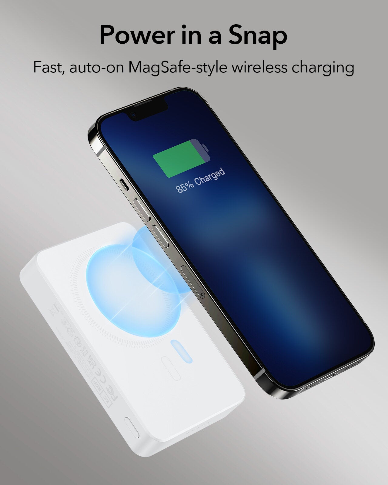 ESR HaloLock 20W PD 10000 mAh 10W Bank Kuasa Pengecasan Wayarles