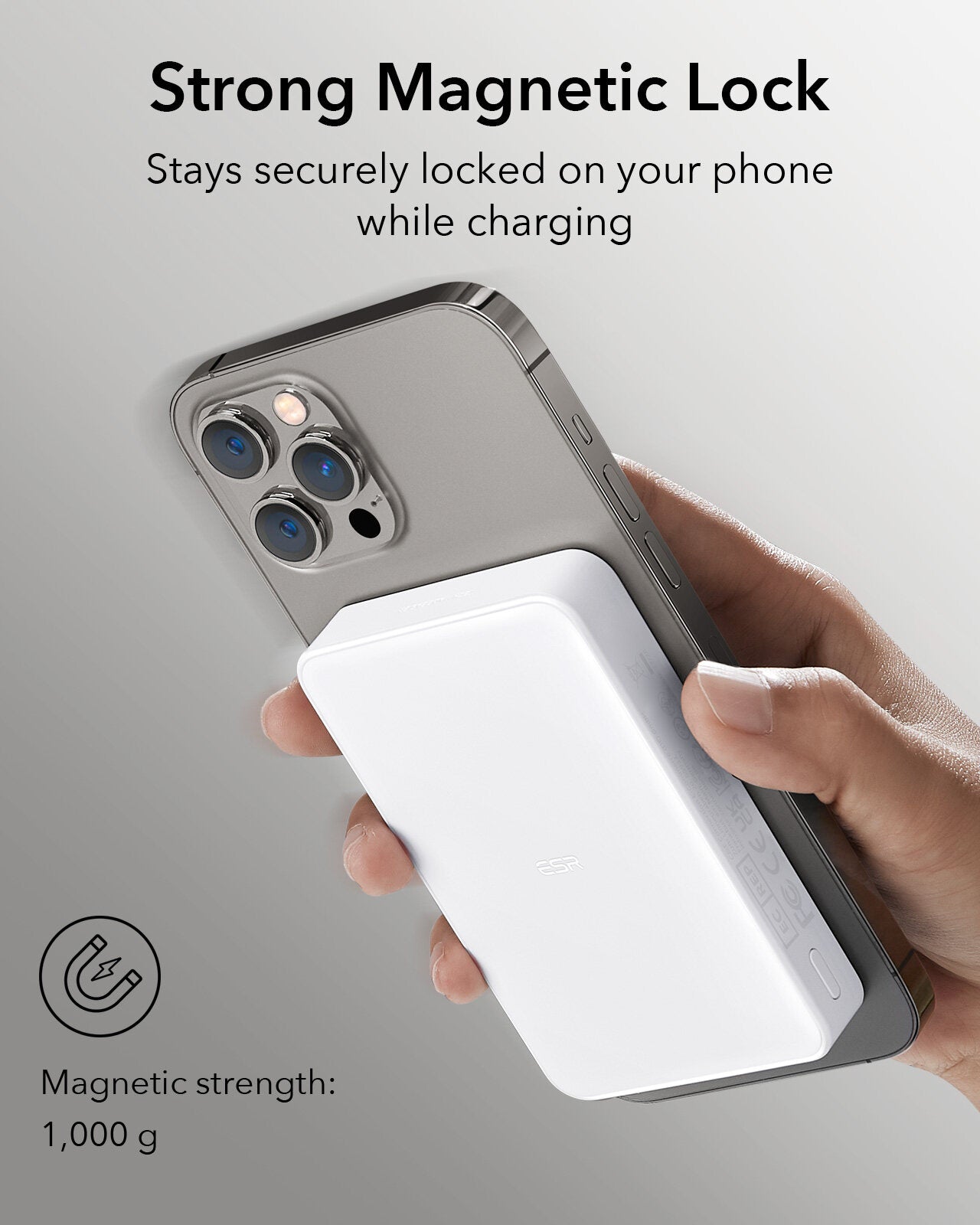 ESR HaloLock 20W PD 10000 mAh 10W Bank Kuasa Pengecasan Wayarles