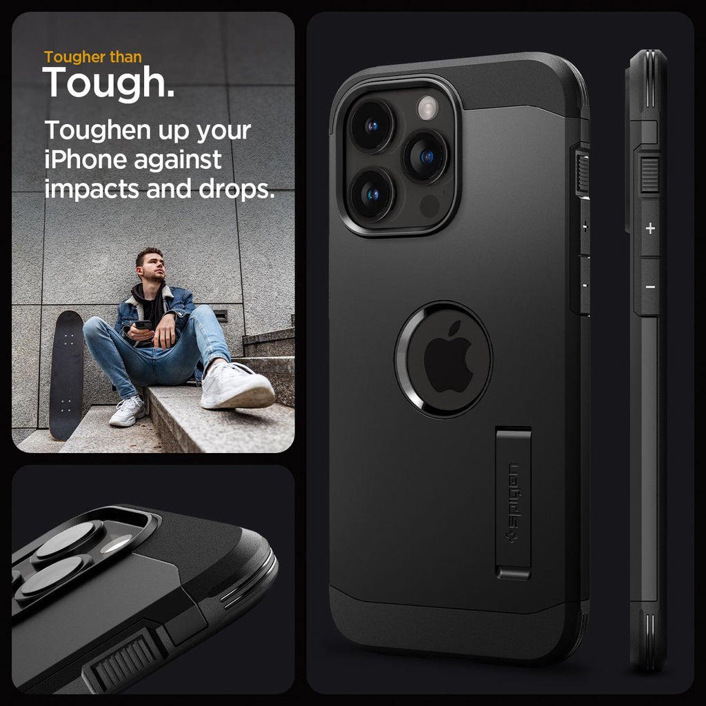 Sarung Spigen Tough Armor MagFit untuk Sarung iPhone 15 Pro Max
