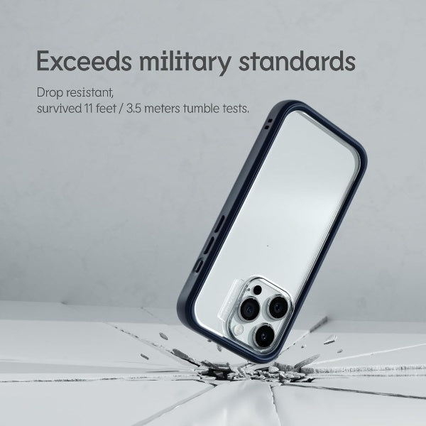 RhinoShield Modular Case Mod NX iPhone 15 / Pro / Pro Max Customizable Shock Absorbent 3.5M / 11ft Drop Protection -
