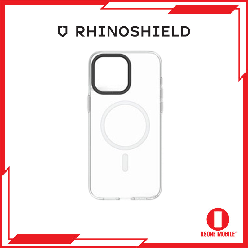 RhinoShield CLEAR Anti-Yellowing Protective Case (MagSafe) compatible for iPhone 15 / Pro / Pro Max / Plus