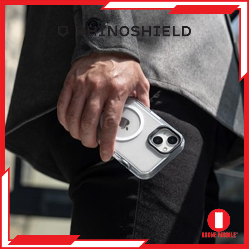 RhinoShield CLEAR Anti-Yellowing Protective Case (MagSafe) compatible for iPhone 15 / Pro / Pro Max / Plus