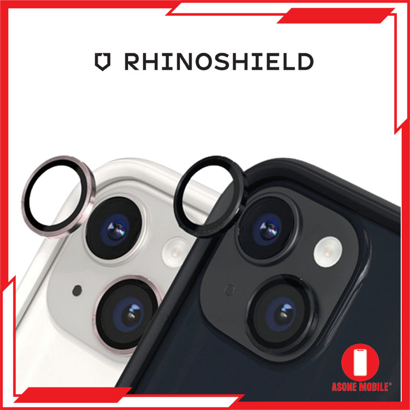 Pelindung Kanta Kaca Terbaja RhinoShield 9H serasi untuk iPhone 15 / 15 Plus