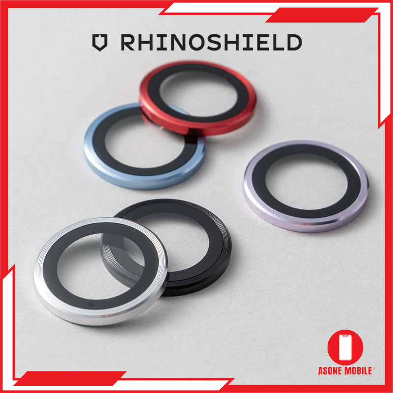 Pelindung Kanta Kaca Terbaja RhinoShield 9H serasi untuk iPhone 15 / 15 Plus