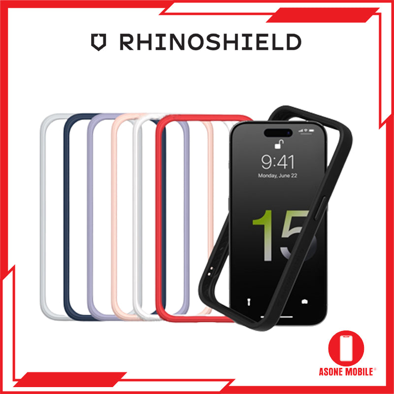 Sarung Bampar CrashGuard RhinoShield serasi untuk siri iP 15