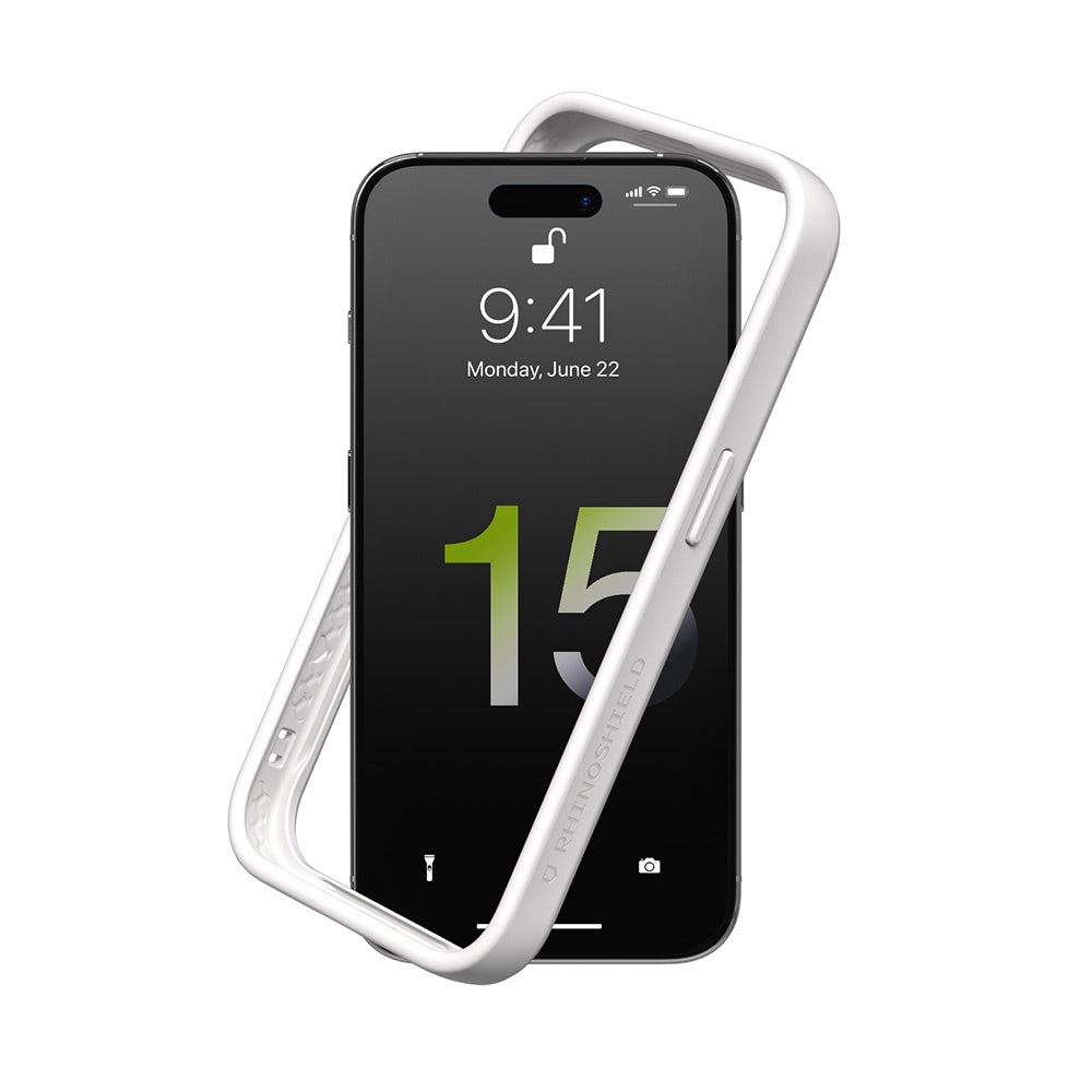 Sarung Bampar CrashGuard RhinoShield serasi untuk siri iP 15