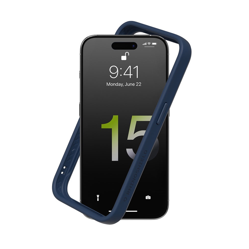 Sarung Bampar CrashGuard RhinoShield serasi untuk siri iP 15