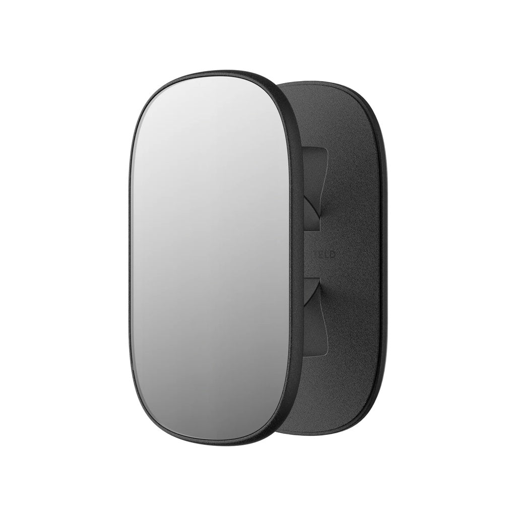 RhinoShield GRIPMAX Cermin Grip dan Stand untuk iPhone dan Casing Aksesori Telefon Pintar Hitam