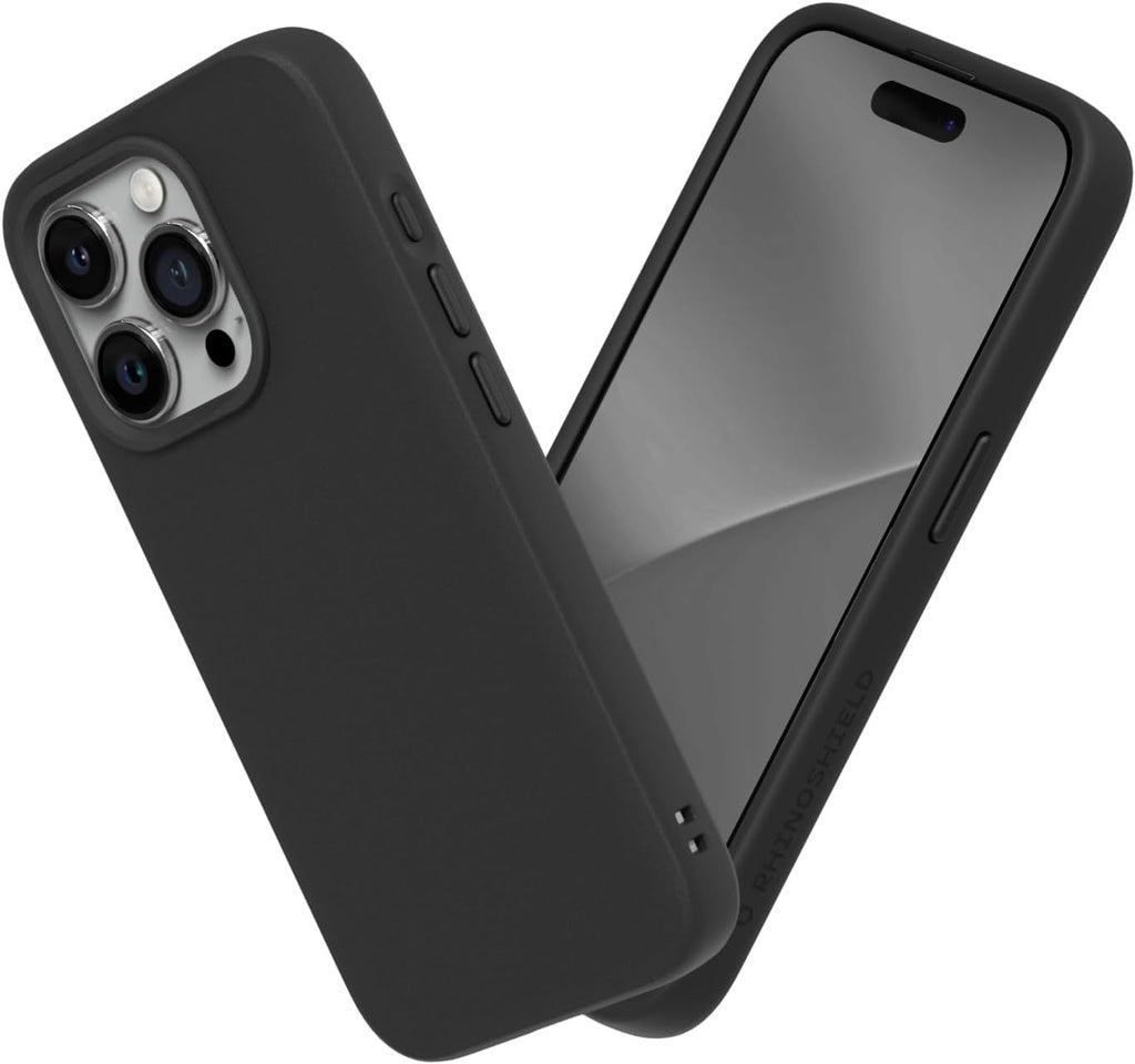 Sarung RhinoShield SolidSuit Serasi dengan iPhone 15 / Pro / Pro Max Penyerap Kejutan Slim 3.5M / 11 kaki Perlindungan Jatuh