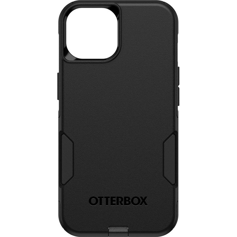 Sarung Siri Komuter OtterBox iPhone 15 / Pro / Pro Max - HITAM, langsing & lasak, mesra poket, dengan perlindungan port