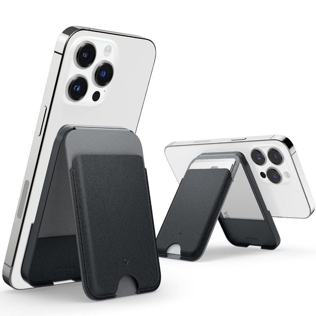 Spigen Caseology Nano Pop Magnetic Wallet Stand Pemegang Kad Magnetik Untuk iP15 / iP 14 / iP13 / iP 12 S