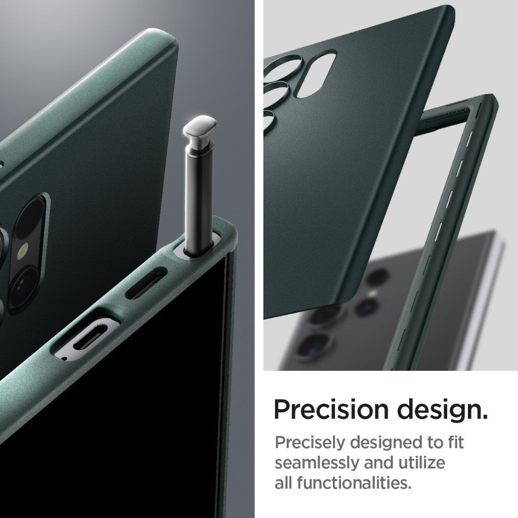 Spigen Galaxy S24 Ultra Case 6.8" Thin Fit Samsung Casing Upgraded Protection Slim Coverage Samsung Cover
