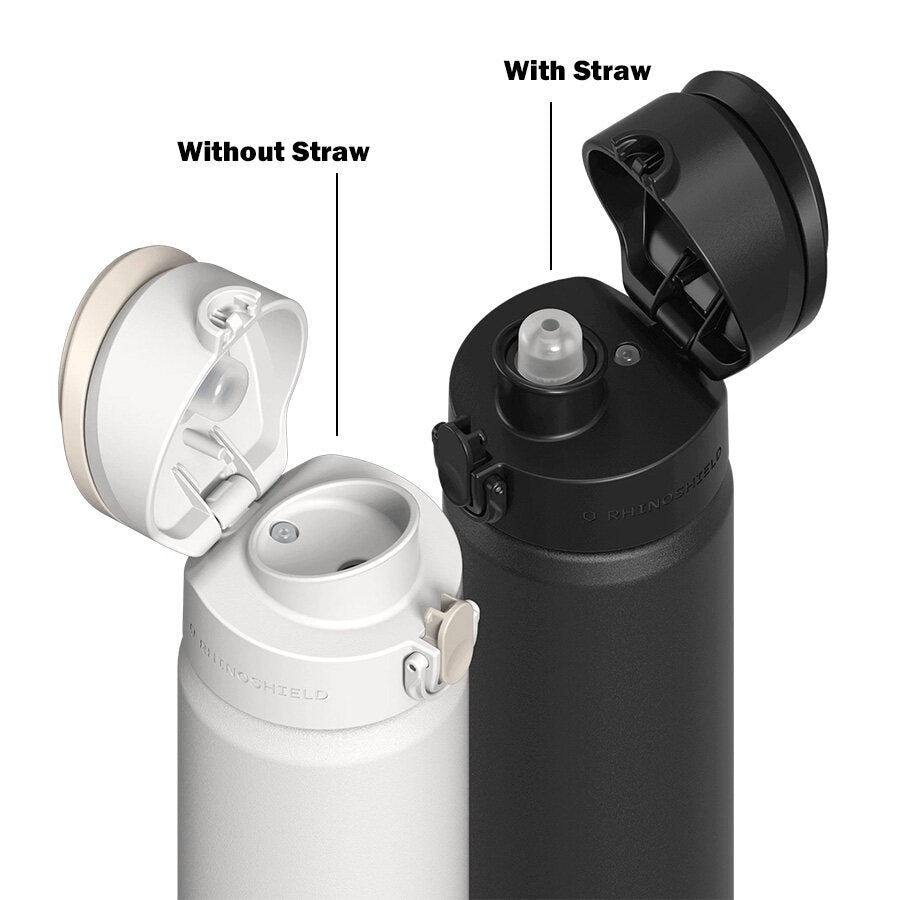 Botol RhinoShield AquaStand dengan Cengkaman Telefon Serasi MagSafe (Keluli Tahan Karat)