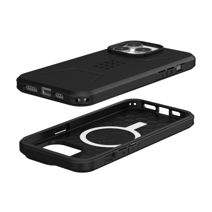 UAG Civilian MagSafe Case untuk iPhone 15 Series - Hitam
