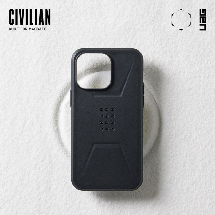 UAG Civilian MagSafe Case untuk iPhone 15 Series - Hitam