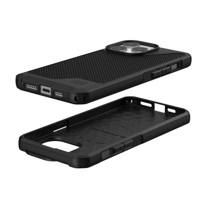 Sarung UAG Metropolis LT MgSf untuk iPhone 15 Pro Max - Kevlar Black