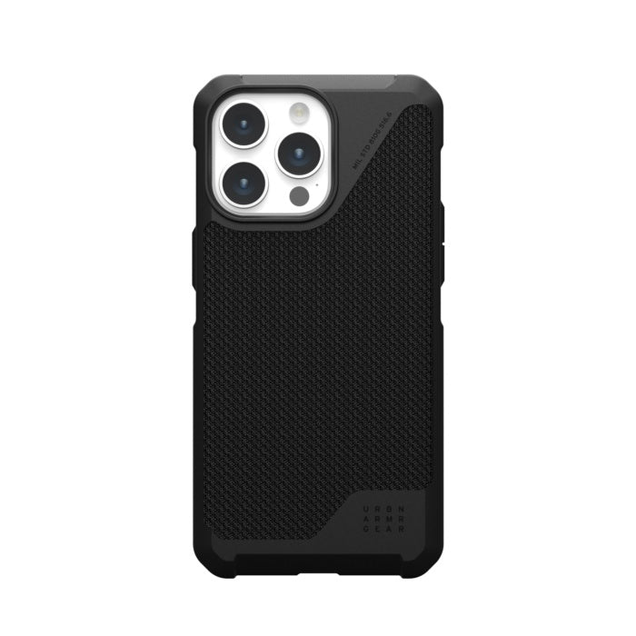 Sarung UAG Metropolis LT MgSf untuk iPhone 15 Pro Max - Kevlar Black
