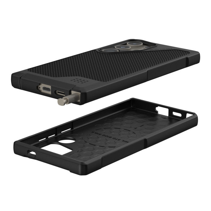 UAG Metropolis LT dengan Sarung Magnet untuk Samsung Galaxy S24 Ultra - Kevlar Black