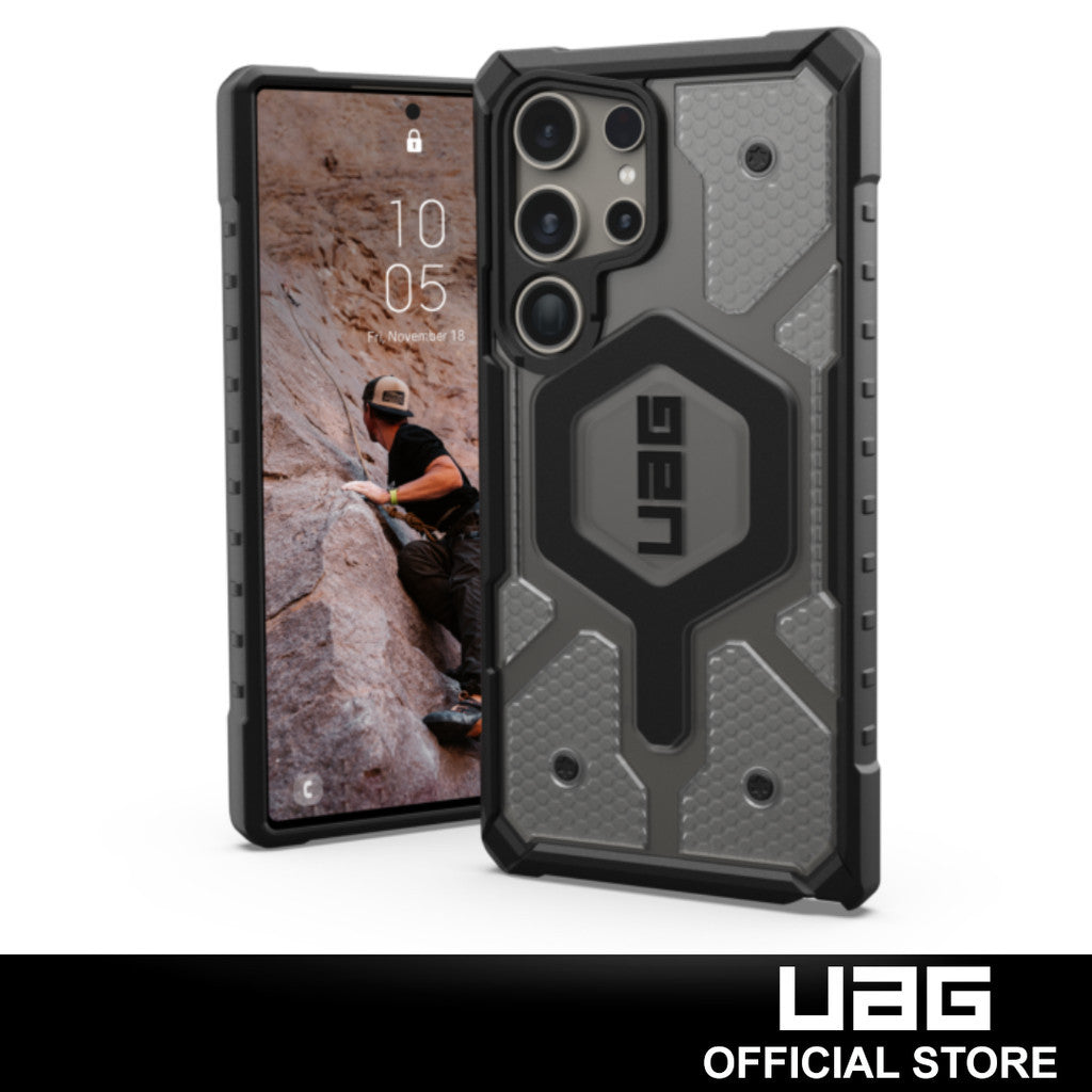 UAG Pathfinder SE dengan Sarung Magnet untuk Samsung Galaxy S24 Ultra - Midnight Camo