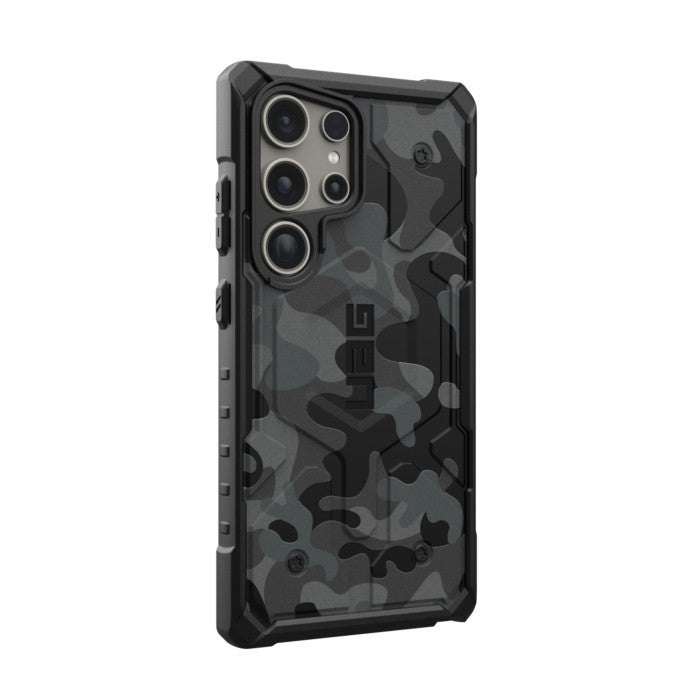 UAG Pathfinder SE dengan Sarung Magnet untuk Samsung Galaxy S24 Ultra - Midnight Camo