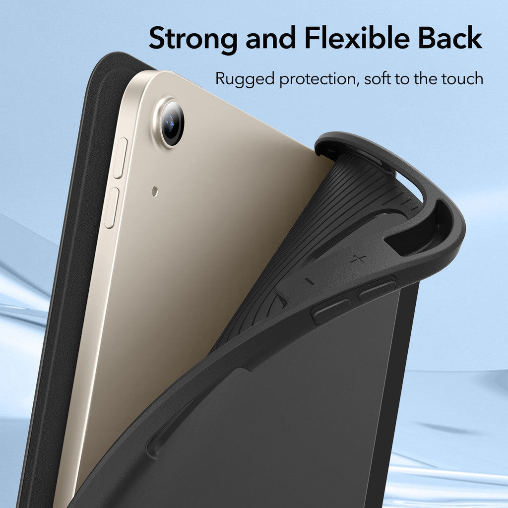ESR Rebound Pencil Series Slim Smart Case Flexible TPU Back Cover untuk iPad 4/5