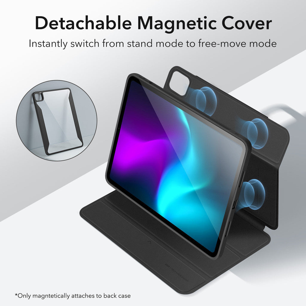 ESR Rebound Hybrid Case 360 dengan PC Back dan Slot Pensel untuk iPad Pro 11" / 12.9" (2022/2021)