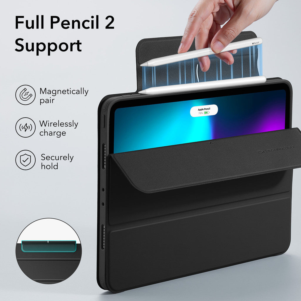ESR Rebound Hybrid Case 360 dengan PC Back dan Slot Pensel untuk iPad Pro 11" / 12.9" (2022/2021)