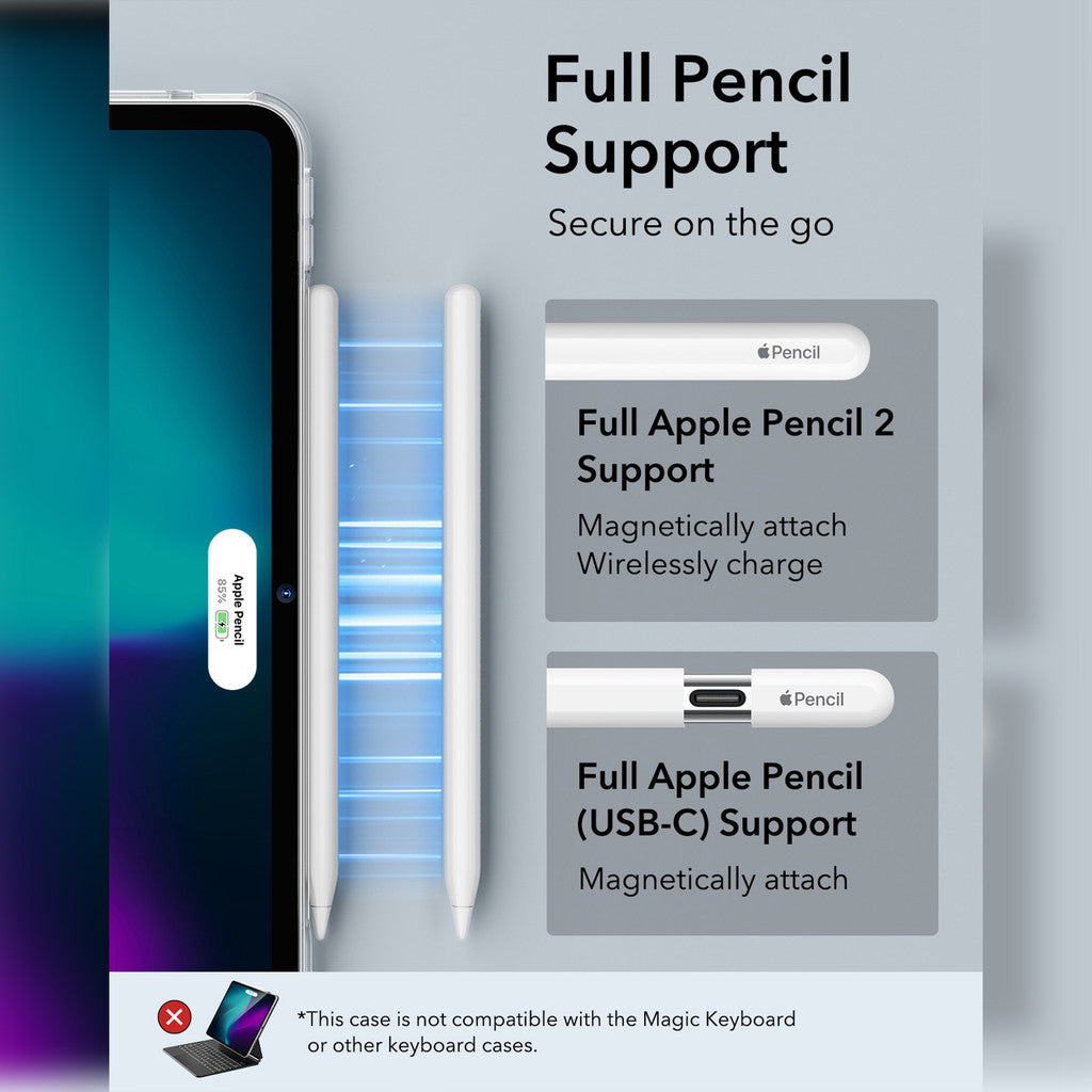 Sarung Belakang Hibrid Klasik ESR Untuk iPad Air Pro 11"/13" 2024